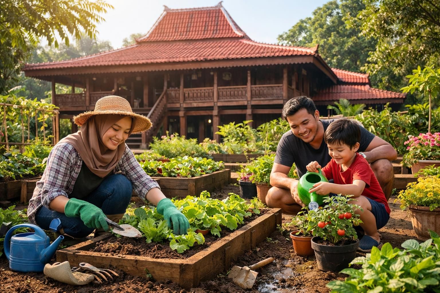 hobi berkebun di rumah semakin populer di kalangan warga palembang, memberikan kesegaran dan kebahagiaan di tengah kehidupan sehari-hari.