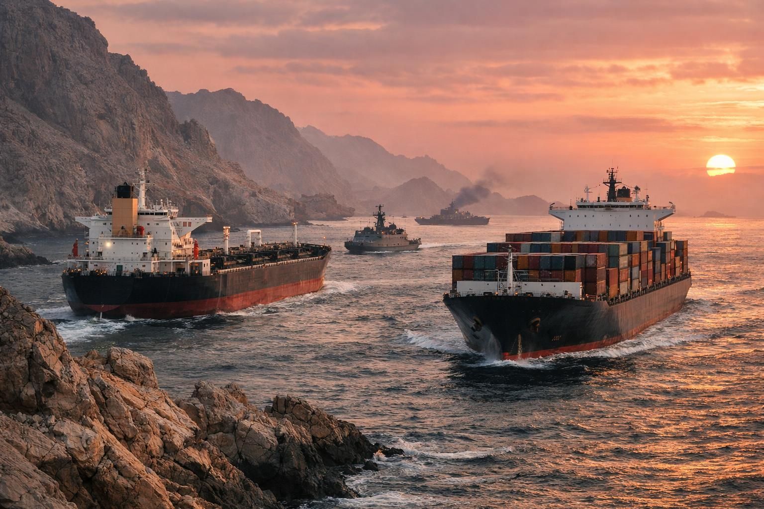 iran menegaskan akan mengambil tindakan tegas terhadap kapal yang melintasi selat hormuz tanpa izin, menegakkan kedaulatan dan keamanan wilayah perairannya.
