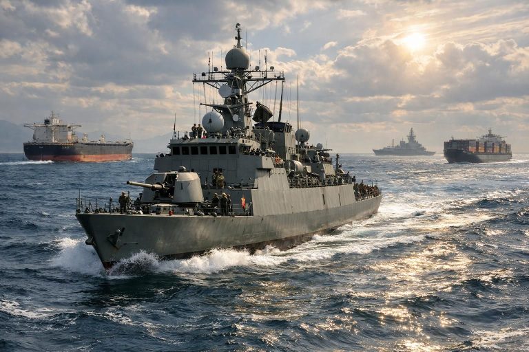 iran menegaskan akan mengambil tindakan tegas terhadap kapal yang melewati selat hormuz tanpa izin, menegakkan keamanan dan kedaulatan wilayah perairannya.