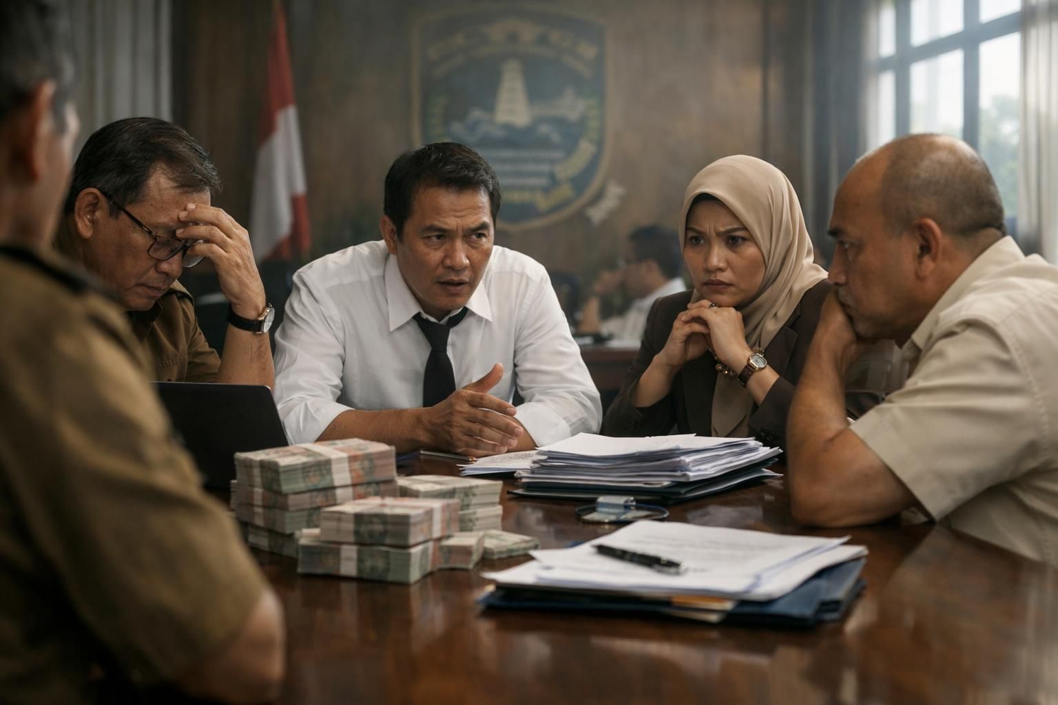 misteri ott bupati cilacap terungkap: pemerasan skpd untuk dana thr lebaran yang melibatkan pejabat daerah dibongkar oleh kompas.com.