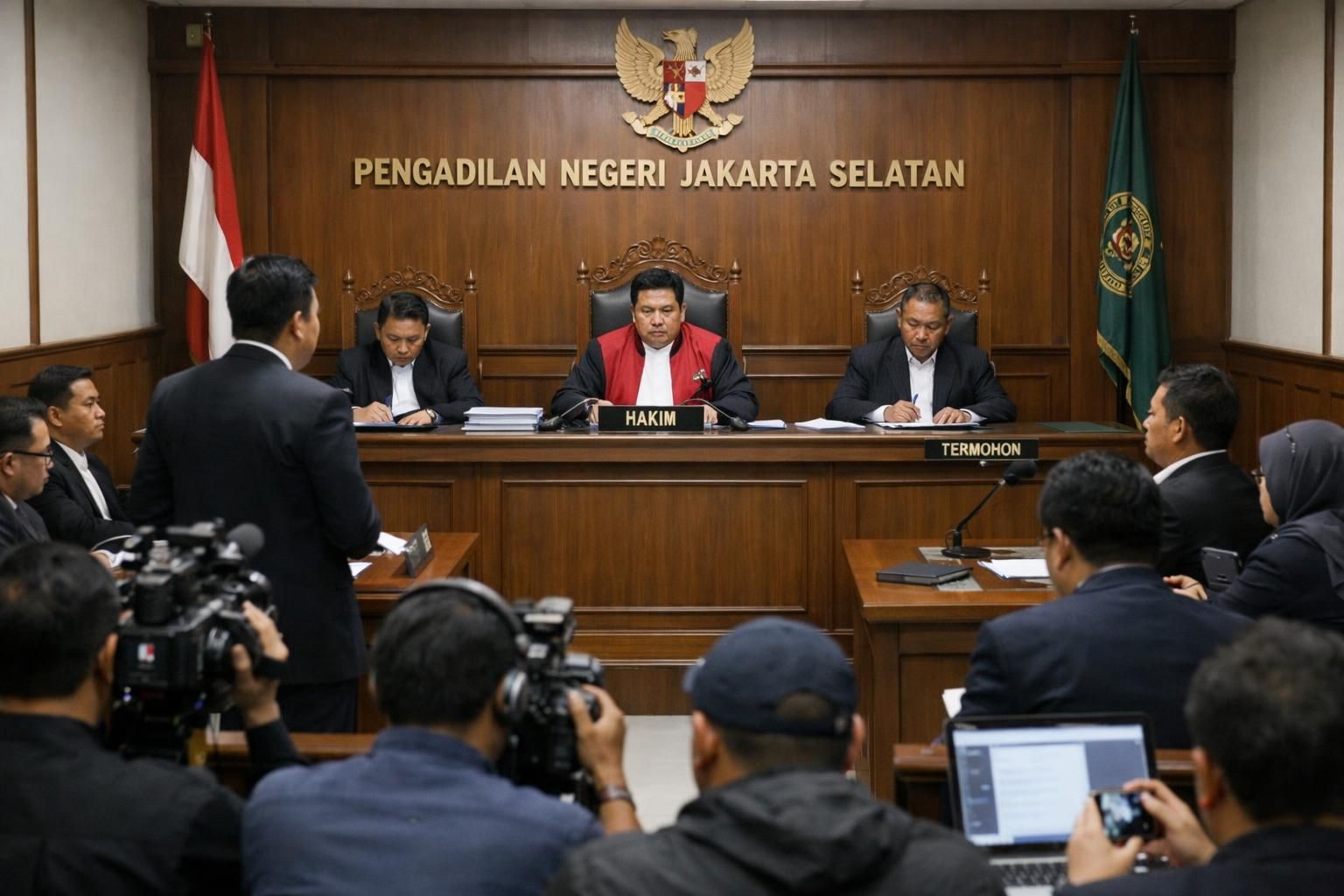 praperadilan ditolak, mantan menteri agama yaqut resmi ditetapkan sebagai tersangka dalam kasus yang sedang berlangsung.