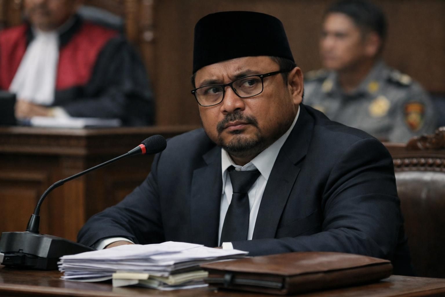 praperadilan ditolak, mantan menteri agama yaqut resmi berstatus tersangka dalam kasus yang sedang diselidiki.