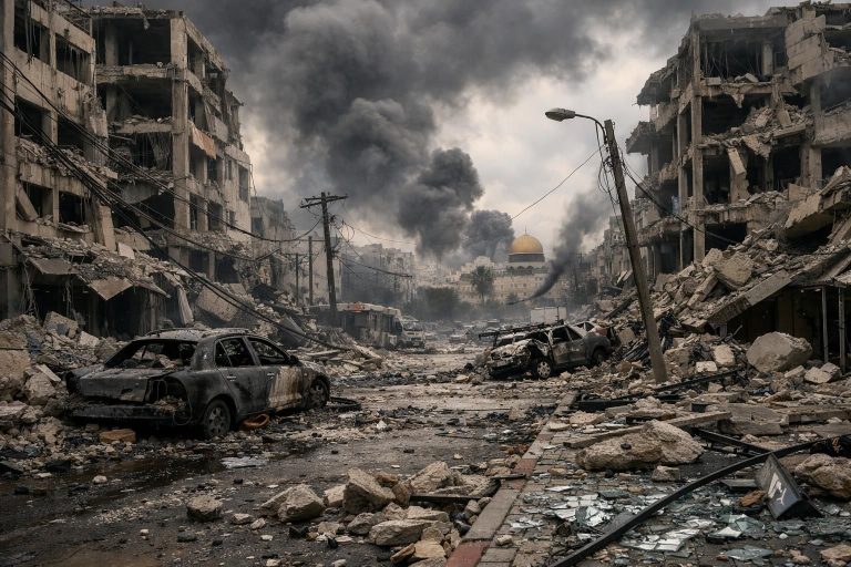 serangan rudal iran kembali menghantam israel, menyebabkan bangunan hancur dan jalanan dipenuhi puing. ikuti perkembangan terbaru dari konflik yang meningkat ini.