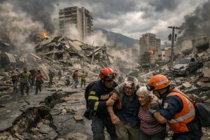 gempa ganda dahsyat mengguncang venezuela, tercatat sebagai yang terbesar dalam 100 tahun terakhir. dapatkan update terbaru hanya di detiknews.