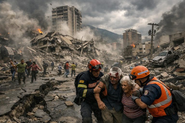 gempa ganda dahsyat mengguncang venezuela, tercatat sebagai yang terbesar dalam 100 tahun terakhir. dapatkan update terbaru hanya di detiknews.