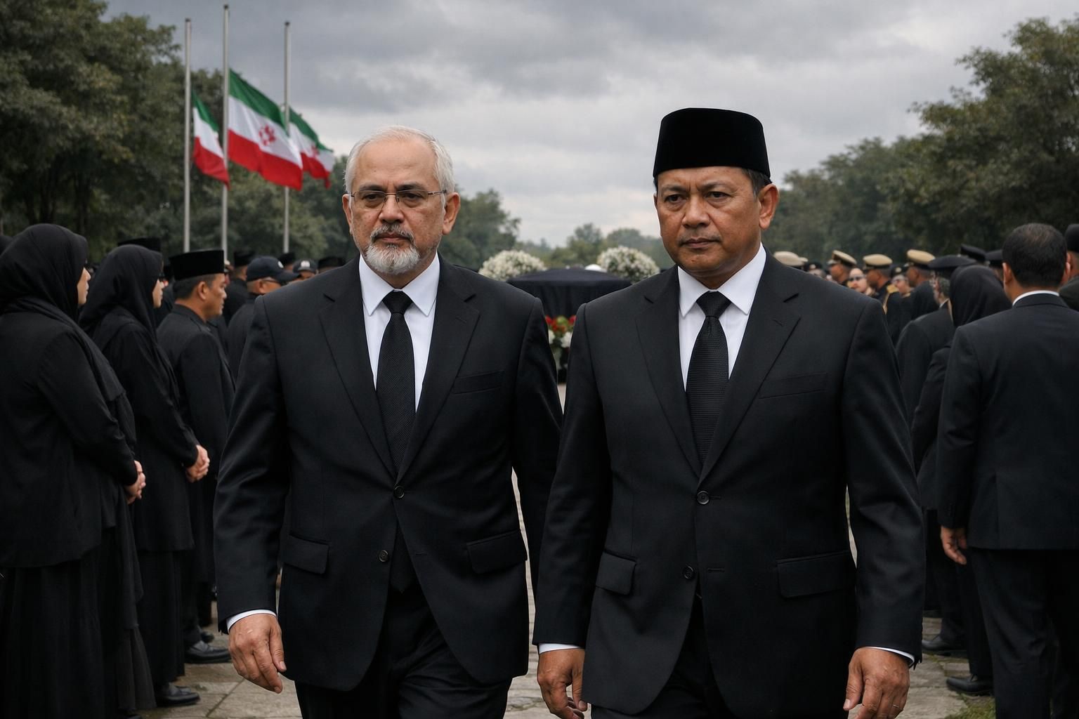 kemlu menanggapi kritik terhadap dino dan memastikan menlu serta ketua mpr akan menghadiri pemakaman khamenei sebagai tanda penghormatan diplomatik.