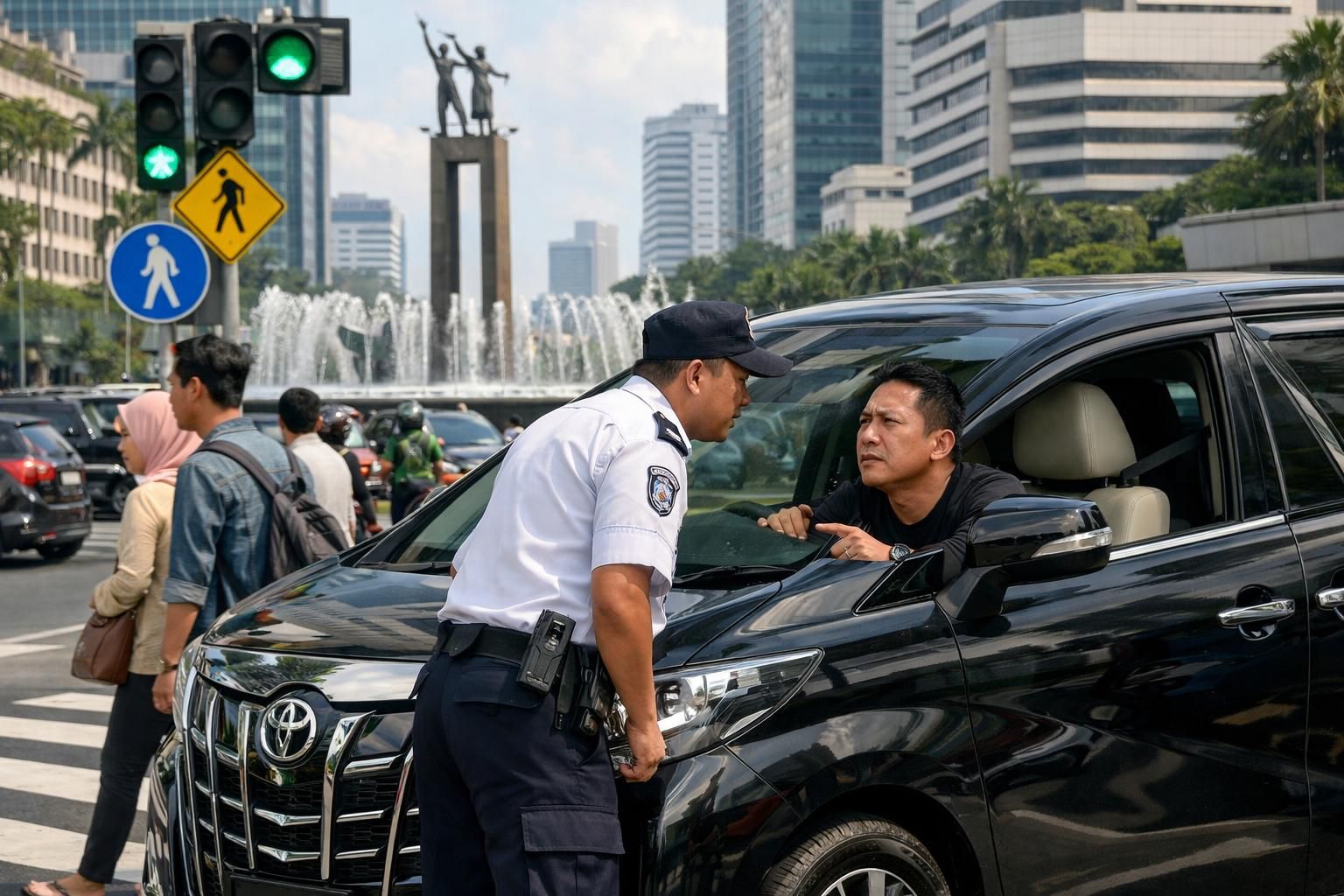 pelajari pelajaran penting dari konflik antara satpam dan pengemudi alphard di bundaran hi, serta pahami aturan khusus pelican crossing untuk keselamatan dan ketertiban lalu lintas.